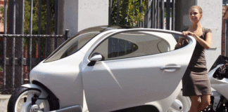 C1 – en elektrisk och självbalanserande motorcykel med bilegenskaper C1 Lit Motors