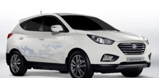 Hyundai lanserar första serietillverkade vätgasbilen Hyundai ix35 Fuel Cell Hyundai ix35 Fuel Cell