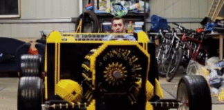 Bra julklapp – Lufttrycksdriven Hot Rod i Lego