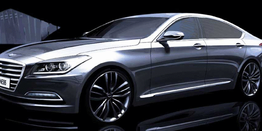 Hyundai Genesis nytt lyxbilmärke Hyunda Genesis