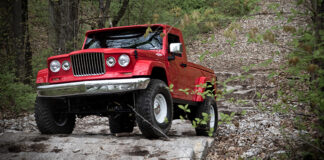 En ny modell av Jeep Wrangler Pickup Truck kommer 2017 Jeep J12