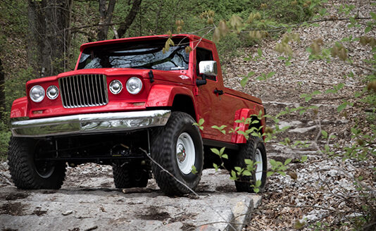 En ny modell av Jeep Wrangler Pickup Truck kommer 2017 Jeep J12