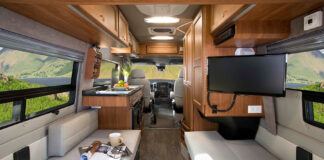 Semestra i husbil – en trend som sprider sig SS Agile, interiör
