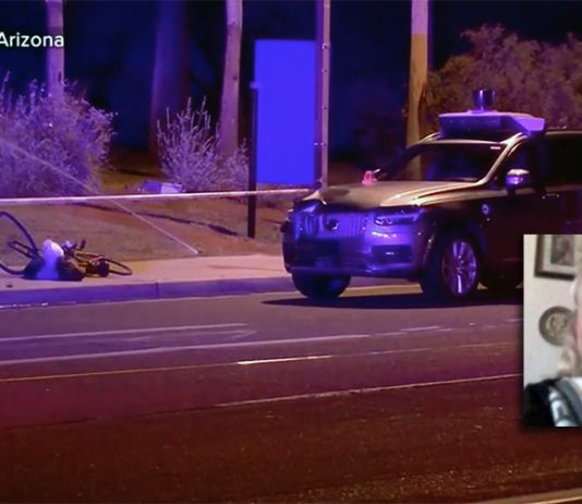 Självkörande Volvo från Uber dödade kvinna i USA Elaine Herzberg dödades av en självkörande bil av märket Volvo från Uber - Foto: FT.com