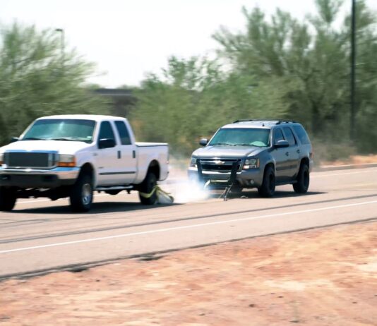 Amerikanska polisen använder bilfångaren Grappler med framgång