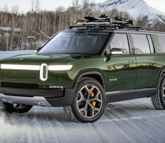 Rivian R1S – En ny elbil som konkurrerar med Tesla Rivian R1S (kommer 2021), Plymoth, USA. Foto: Rivian.com