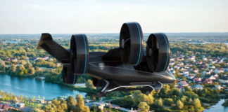 Flugbilar – Elbilar ska flyga med fläktar år 2023 Bell Nexus - pressfoto