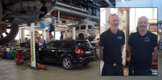 Dags för vårservice på bilen – Gör den redo för sommaren Roland och Stefan Johansson gör vårservice på bilen - Foto: Dieseltrim